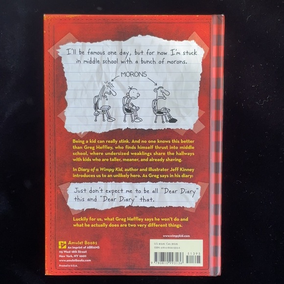 Diary of a Wimpy Kid by Jeff Kinney - Picture 3 of 6